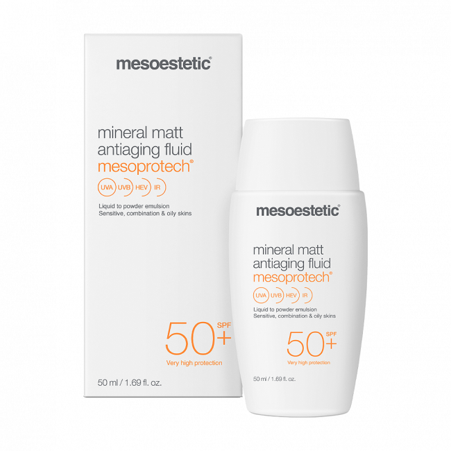 Mesoestetic Mesoprotech Mineral Matt Antiaging Fluid spf 50
